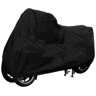 Piaggio MP3 Motorhoes / Beschermhoes - Zwart - A-kwaliteit (Inclusief  Topkoffer) kopen?