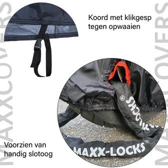Motorhoes - Zwart - Maat XL - A-kwaliteit