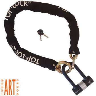 Top Lock ART 4 kettingslot 170cm loop + U-beugel hangslot