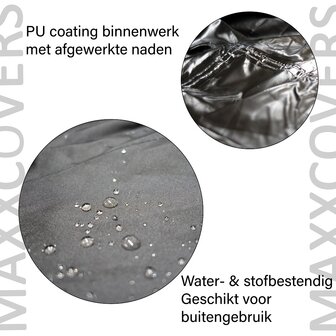 Parasolhoes Zweefparasol - Met Stok en Rits - 300 x 60-65cm