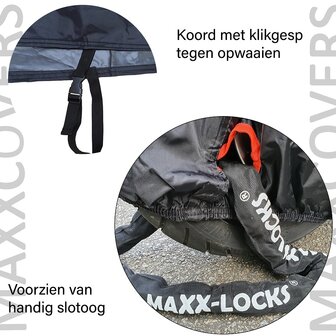 Scooterhoes / Motorhoes / Brommerhoes - Zwart- Maat S - A-kwaliteit