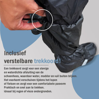 Maxxcovers Overschoenen / Regenschoenen  - Waterdicht - Maat 42/43 - Zwart