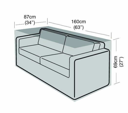 Aantrekkelijk zijn aantrekkelijk methodologie Aangepaste Loungesethoes - 2-zitsbank - Zwart - 160X87X69cm kopen?