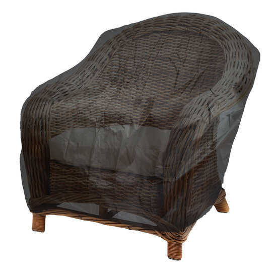Loungesethoes - 1-zitsbank - Tuinstoel - Zwart - 94X87X69cm