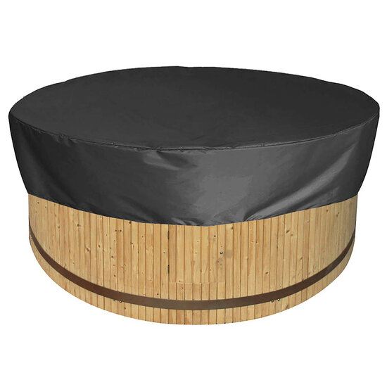 Jacuzzi / Hottub Beschermhoes Rond - 180 x 30 cm - Zwart