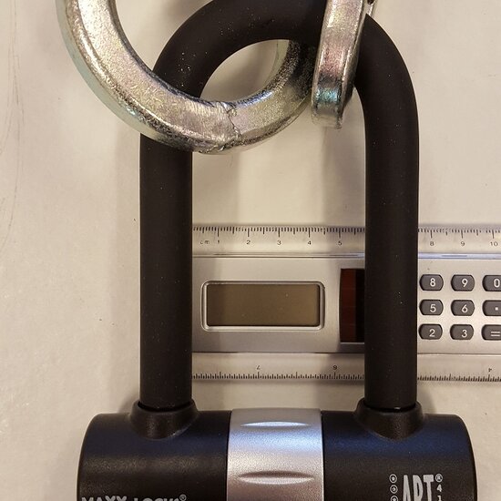 Kettingslot ART 4 Top Lock loop + U-beugel hangslot - 170 cm