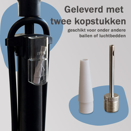 Cycloni Fietspomp met Manometer