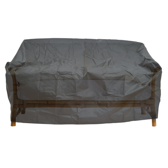 Loungesethoes - 2-zitsbank - Zwart - 160X87X69cm 