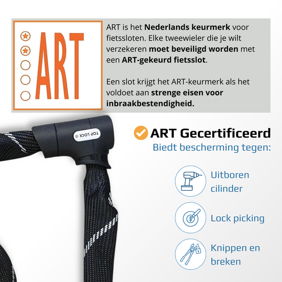 Fietsslot ART 2 Top Lock - 90cm