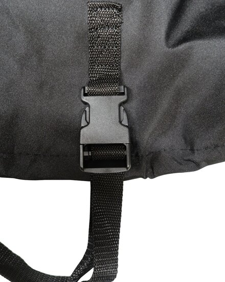 Boothoes afdekzeil - Zwart - Maat D: 515-575 x 243 cm (l x b)