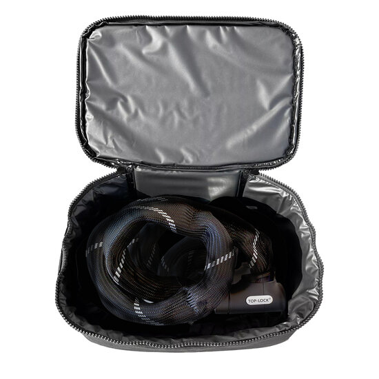 Maxxcovers Slotentas / Praktische Transporttas voor Kettingsloten, Beugelsloten &amp; Fietssloten - 30 x 20 x 10 cm - Zwart