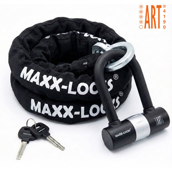 Kettingslot ART4 Maxx-Locks Tirau met loop + verlengde U-beugel - 200 cm