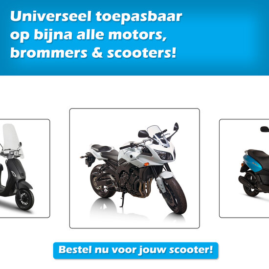 Scooterhoes - Alpha cover - Piaggio MP3 - Maat M &amp; L