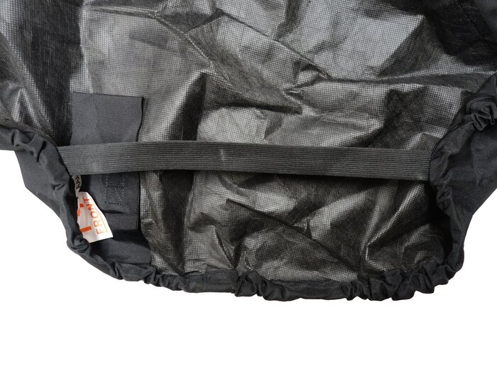 Boothoes afdekzeil - Zwart - Maat D: 515-575 x 243 cm (l x b)