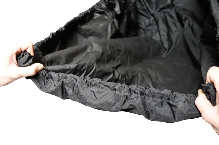Boothoes afdekzeil - Zwart - Maat D: 515-575 x 243 cm (l x b)
