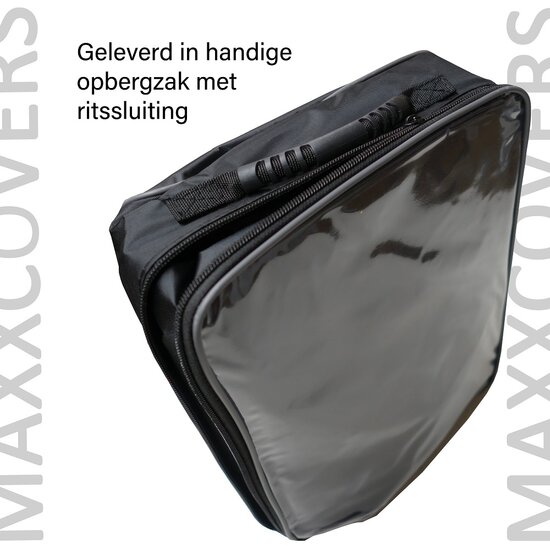 Buitenboordmotorhoes - Maxxcovers - 50 tot 100PK - 65x40x55cm - Zwart
