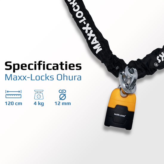 Maxx-Locks Ohura Motorslot ART 4 - 120cm ketting
