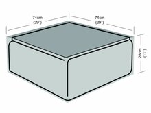 Tafelhoes Vierkant 74X74X28cm