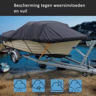 Boothoes - Zwart - Maat AAA: 300-365 x 165 cm (l x b)