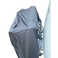 Fietsendrager hoes - Met insteek vak - Hoes voor 1 of 2 fietsen - 300 D polyester - Camper en Caravan - Zwart