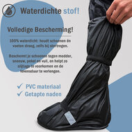 Maxxcovers Overschoenen / Regenschoenen  - Waterdicht - Maat 40/41- Zwart
