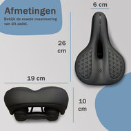 Cycloni Silica Gel Fietszadel 