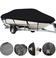 Boothoes afdekzeil - Zwart - Maat D: 515-575 x 243 cm (l x b)