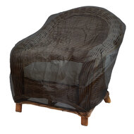 Loungesethoes - 1-zitsbank - Tuinstoel - Zwart - 94X87X69cm 