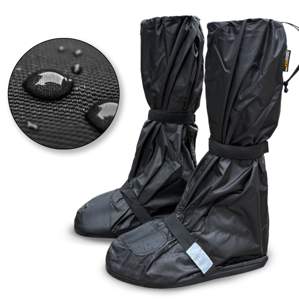 Maxxcovers Overschoenen / Regenschoenen  - Waterdicht -  Maat 44/45 - Zwart