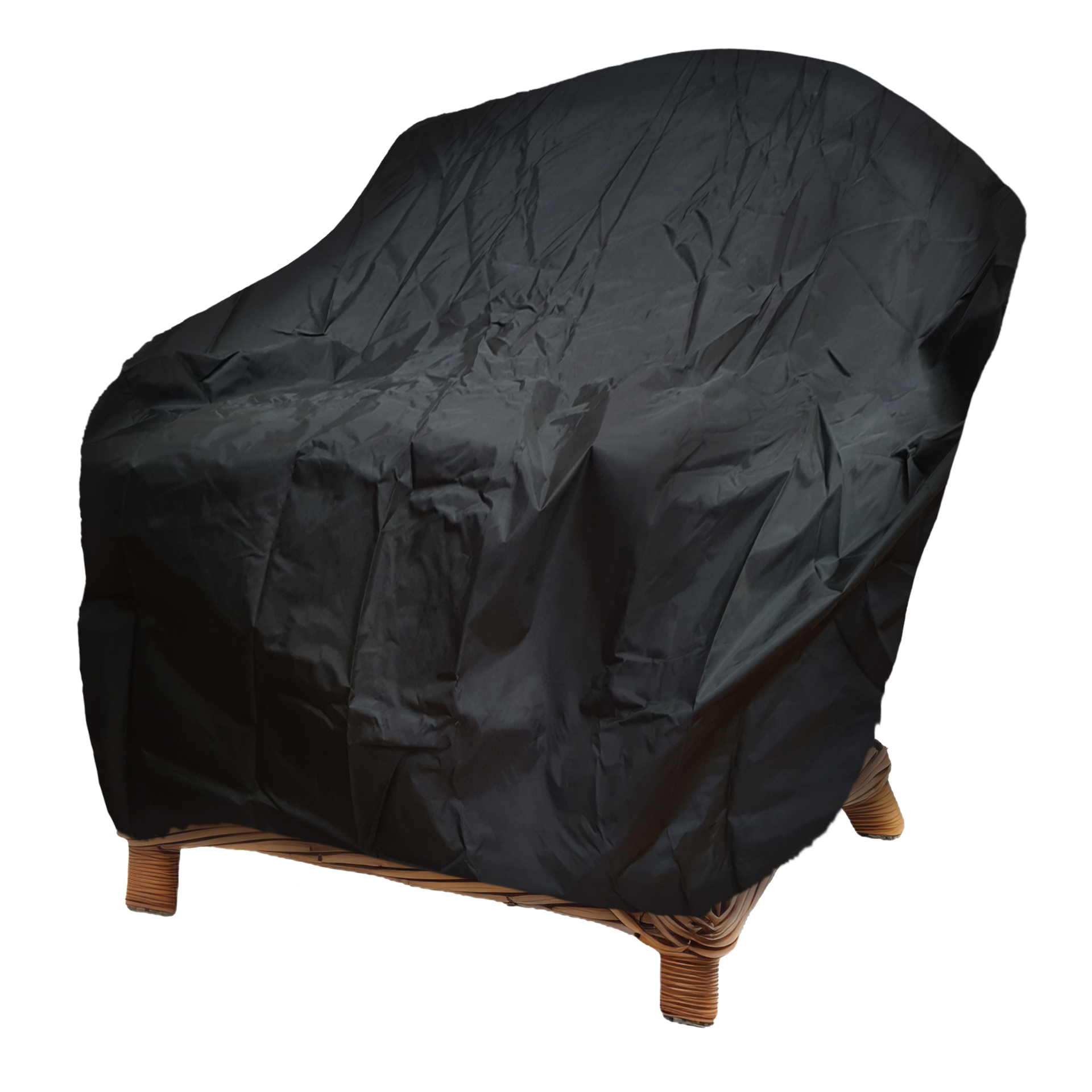 Loungesethoes - 1-zitsbank - Tuinstoel - Zwart - 94X87X69cm 