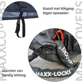 Motorhoes / Scooterhoes / Brommerhoes - Zwart - Maat M - A-kwaliteit_