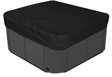 Hottub / Spa Bad Beschermhoes Vierkant - 200x200x26 cm - Zwart Hottub / Spa Bad Beschermhoes Vierkant - 200x200x26 cm - Zwart