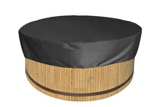 Hottub / Spa Bad Beschermhoes Rond - 180 x 30 cm - Zwart Hottub / Spa Bad Beschermhoes Rond - 180 x 30 cm - Zwart
