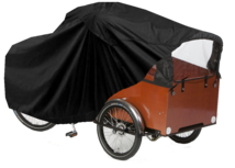 Bakfietshoes - Cargo Fiets 3 Wielen met regentent - Zwart - A-kwaliteit Bakfietshoes - Cargo Fiets 3 Wielen met regentent - Zwart - A-kwaliteit