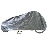 Bakfiets Beschermhoes Cargo 2 Wieler - Zilver Bakfiets Beschermhoes Cargo 2 Wieler - Zilver